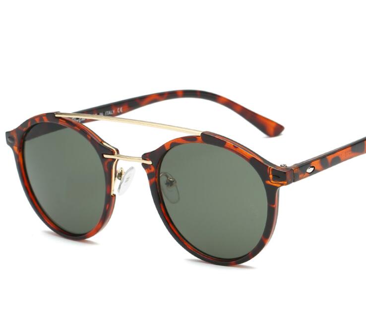 

Brand designer Classic Round Polarized Sunglasses driving Eyewear Metal Gold Frame Glasses Men Women Sunglass Polaroid glass Lens 4226
