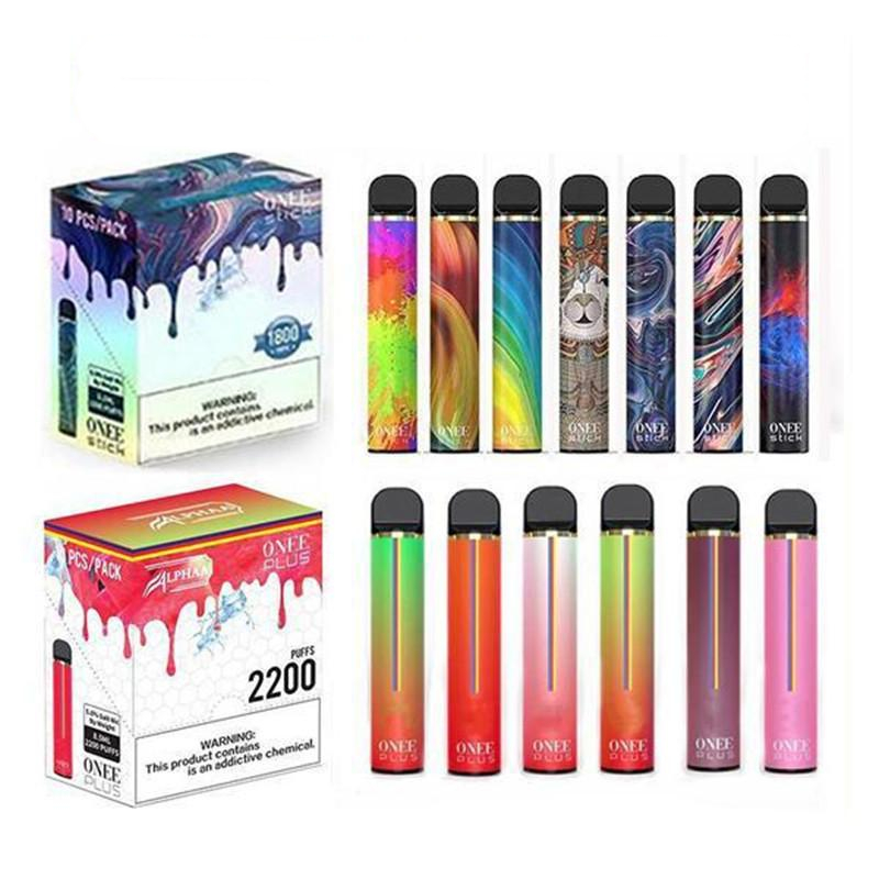 

Kangvape One Stick Disposable Vape Pen e cigarette starter kit Device 1100mah Battery 1800 1900 2200 Puffs 6.2ml Cartridge Vapors