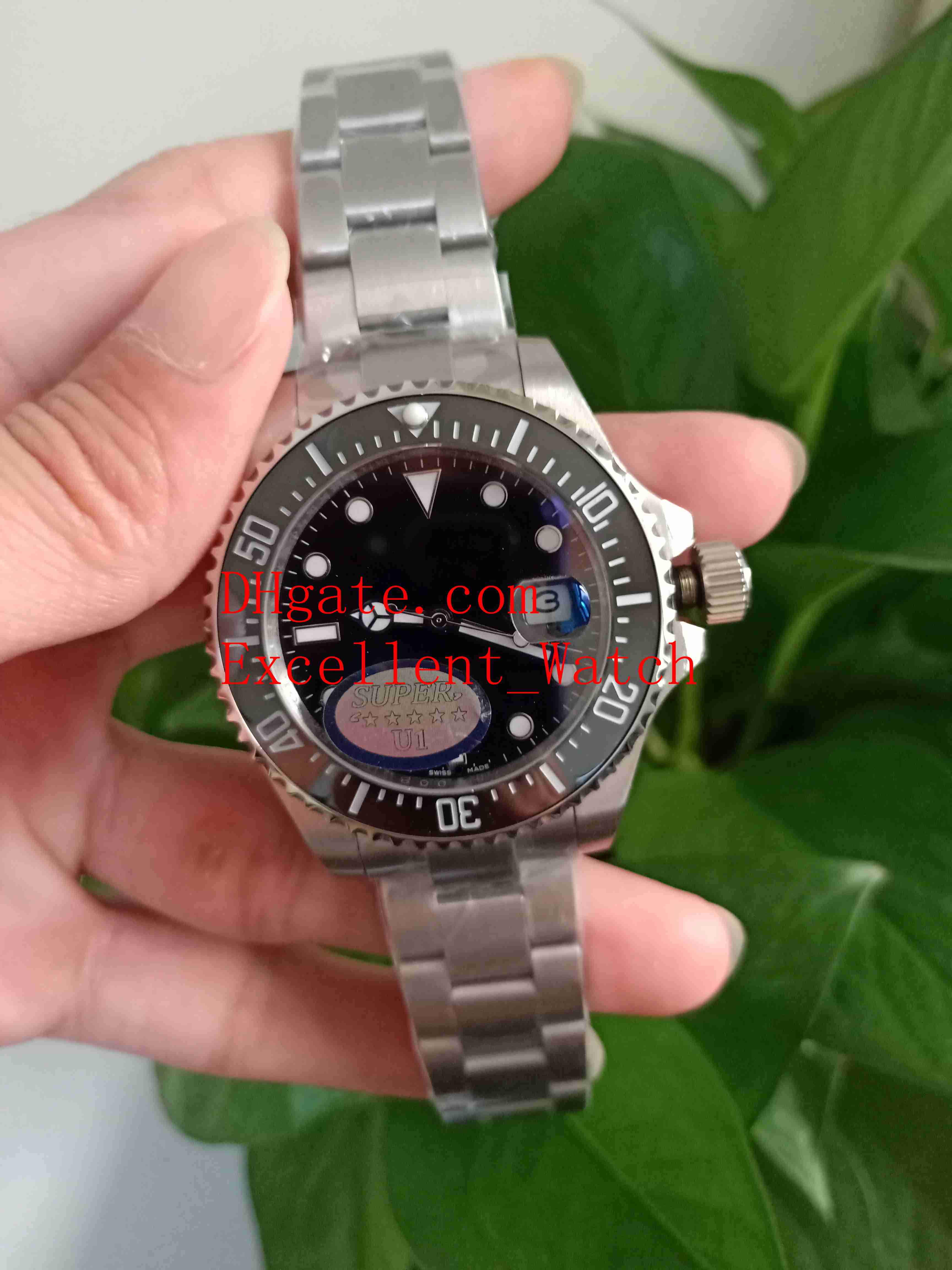 

43 mm U1 Factory Wristwatches126600 Stainless Steel Ceramic Bezel Black Dial Asia 2813 Movement Automatic Mechanical Mens Watch Watches