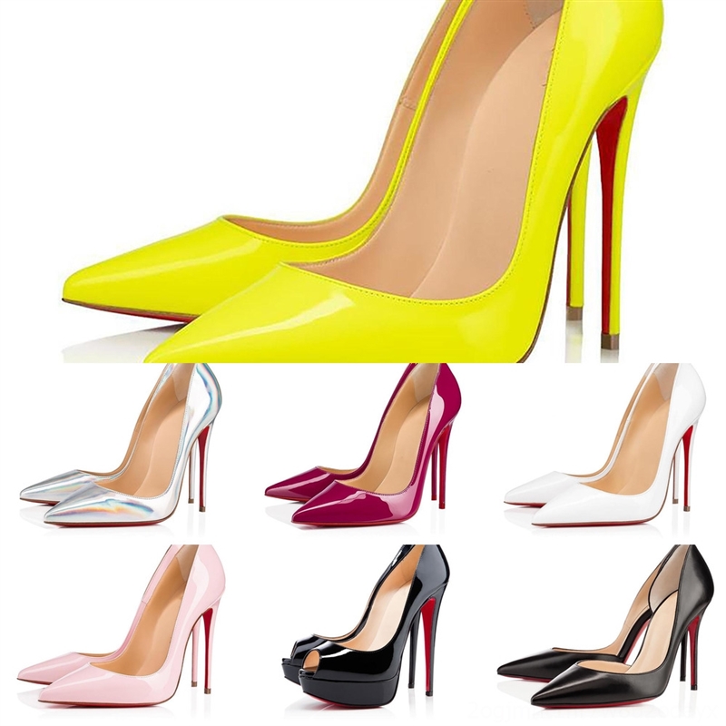 Black Stiletto Shoes Red Sole UK 
