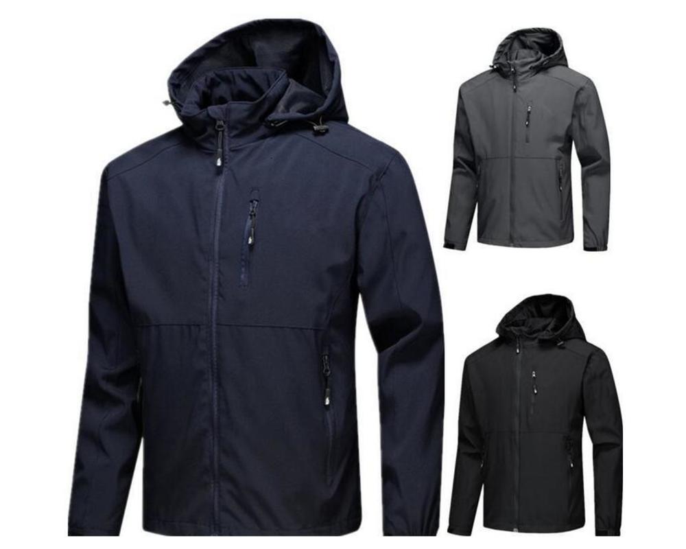 

fashion-New mens designer jackets Long Sleeve windbreaker windrunner Men Zipper Waterproof Jacket face north Hoodie coats clothes, Black;brown