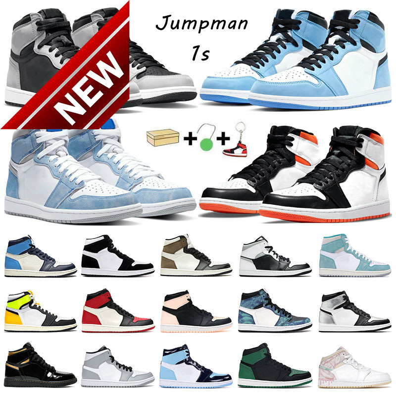 

2022 Jumpman 1 Shadow 2 .0 Mens Basketball Shoes 1s University Blue Hyper Royal Dark Mocha Silver Toe Twist Obsidian Womens Sports Sneakers, Customize