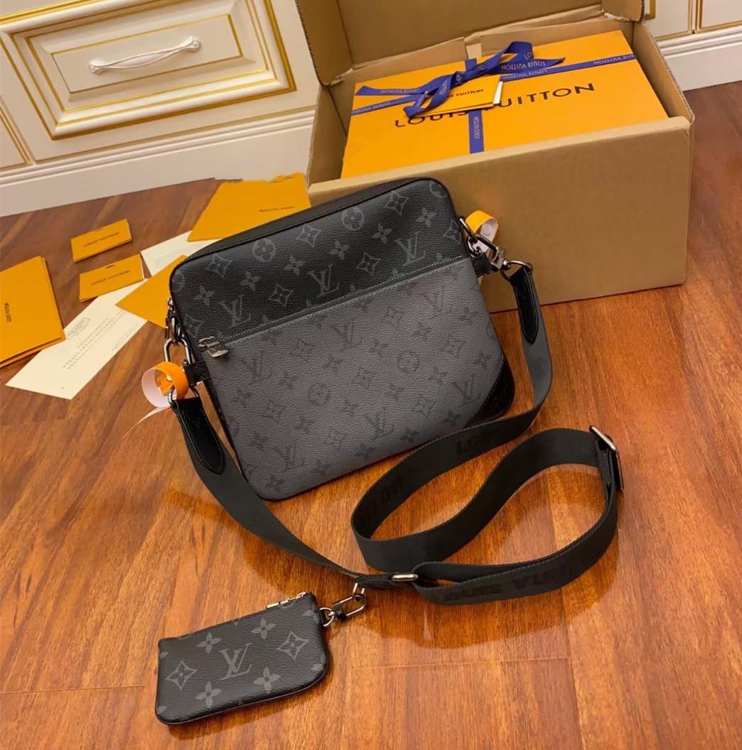 

GGLVlouisvittonyslWomen men Messenger bag Pochette Trio crossbody bags Top quality Portable Shoulder Handbag Man Handbags Sac Totes