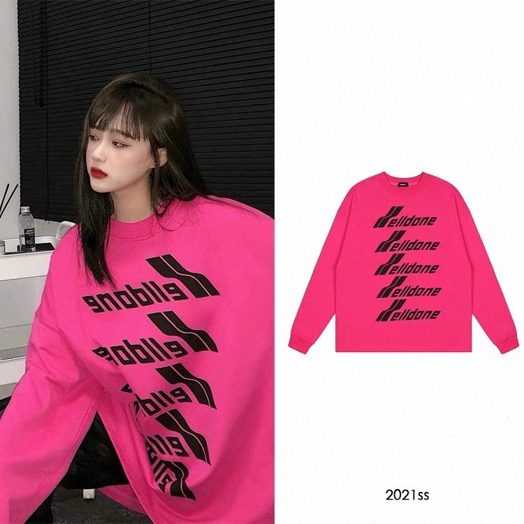 

Winter oversized loose long sleeve welldone womens men s hoodie sweatshirts streetwear pullover casual printing letter crewneck cotton material, I need other product