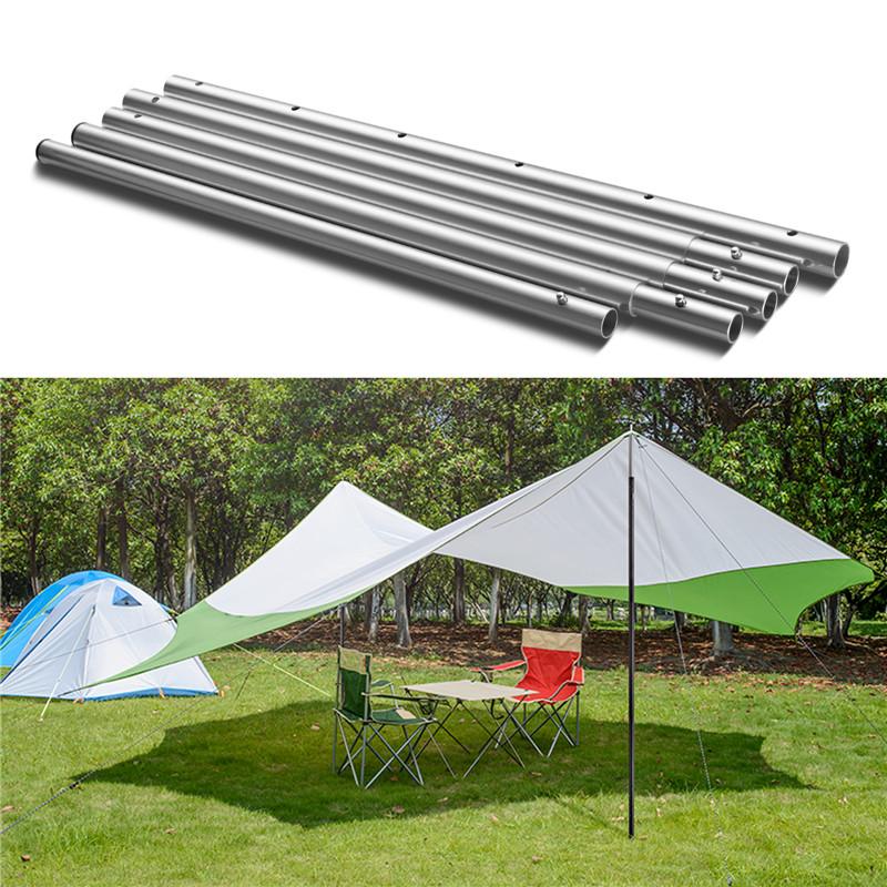 

Trekking Poles 250CM Tent Accessory Poles, Tents Extending Door Frame, Canopy Rod Aluminium Camping Tent+1 Pole Top Cover