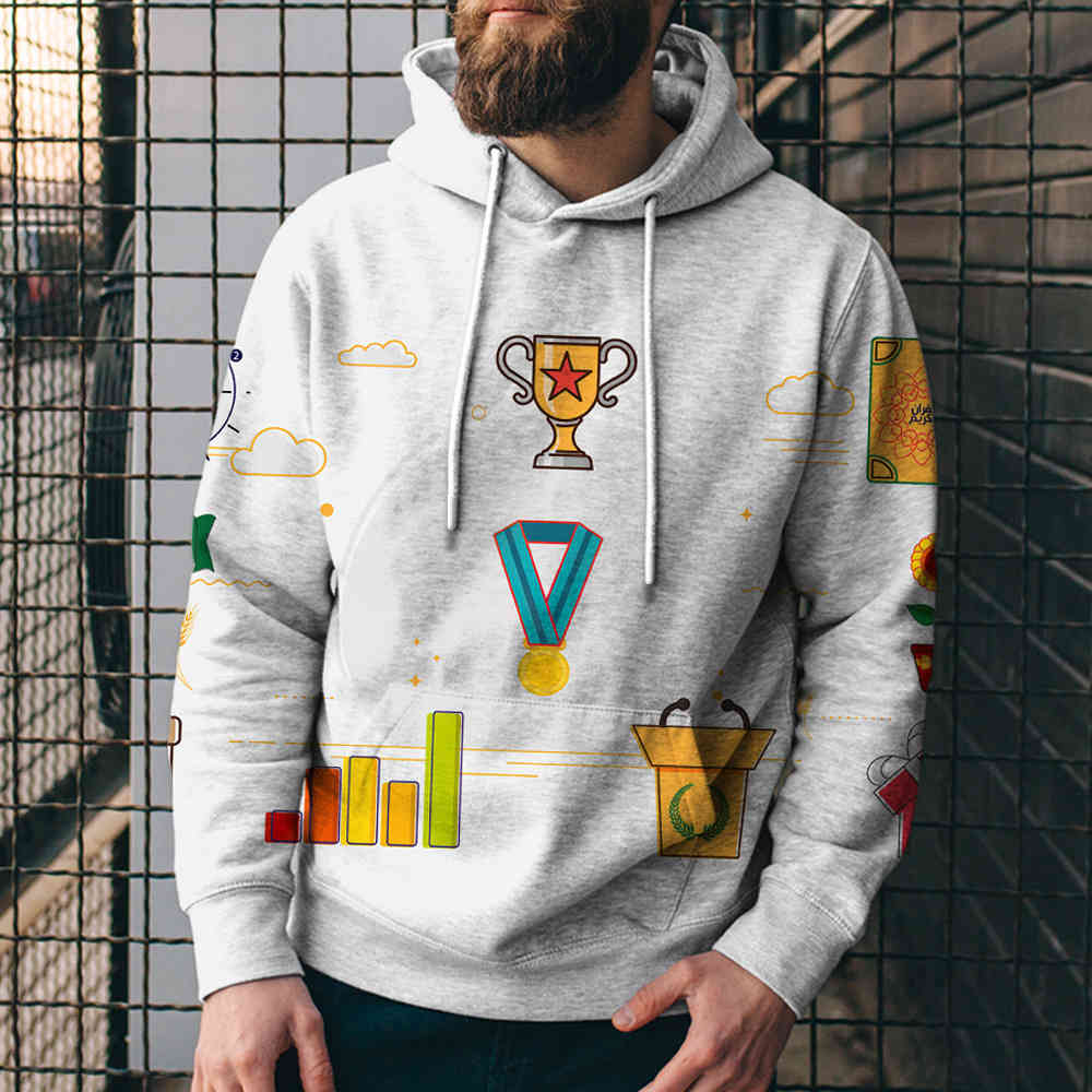 

trendy new popular chemical equation experimental painting printed men's 3d sweater casual street sports hoodierhp2, Black