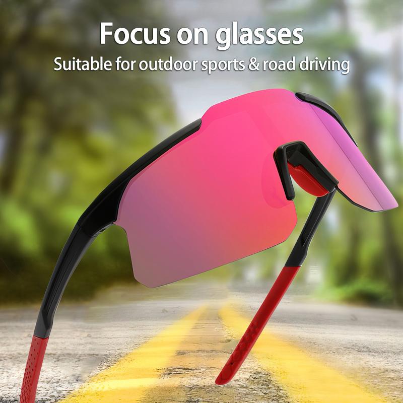 

Outdoor Eyewear 2021 UV400 Anti-wind Sport Cycling Sunglasses Colorful Sports Sun Glasses Bicycle Men Women