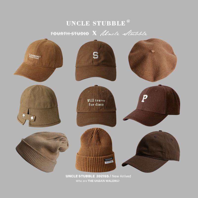 

Beanies South Korea Dongdaemun Camel Hat Female Brown Soft Top Baseball Cap Male Knitted Beret Bonnets Wholesale Scrub