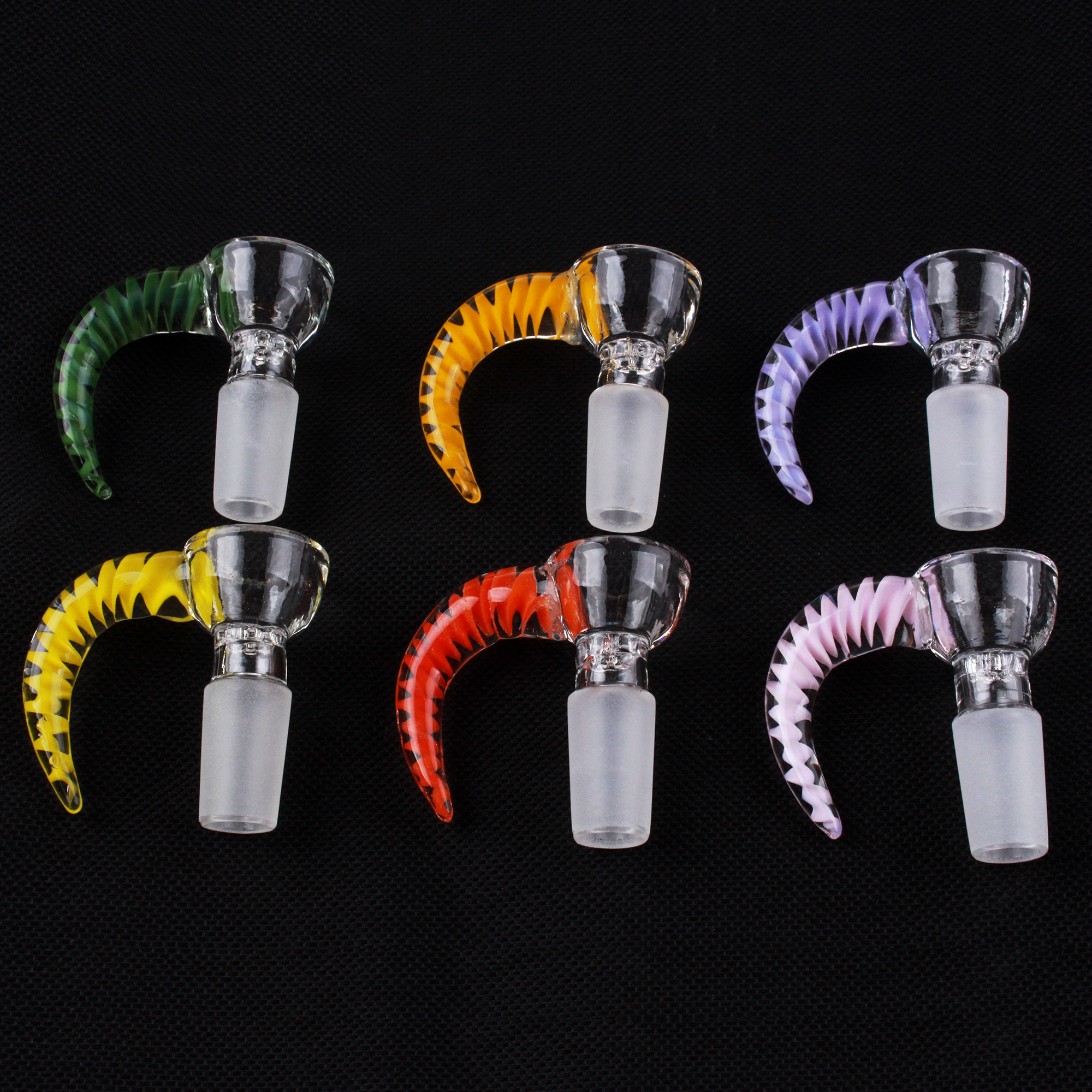 

Smoking Accessories herb tobacco glass bowl male 14/18mm for bong beaker high quanlity USA COLORS