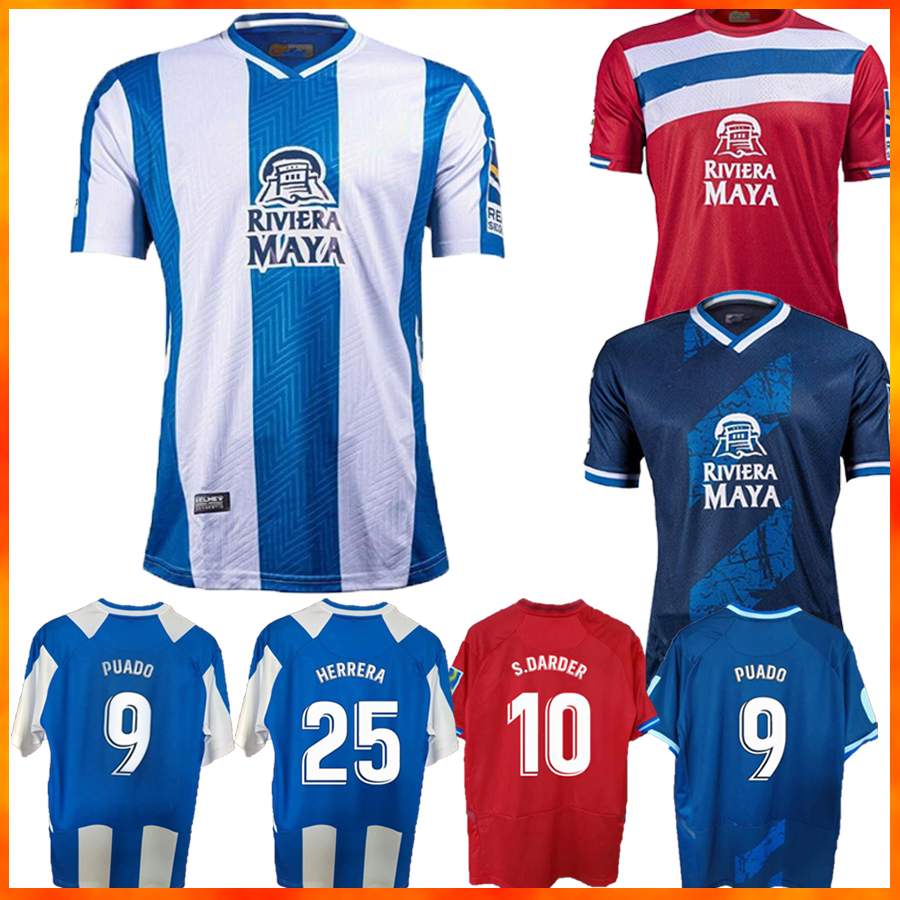 

RCD Espanyol 2021 2022 ESP soccer jerseys home away third PUADO S.DARDER HERRERA R.D.T. EMBARBA PEDROSA MORLANES LOREN jersey 21 men kids Camiseta Futbol football shirts, 21/22 away