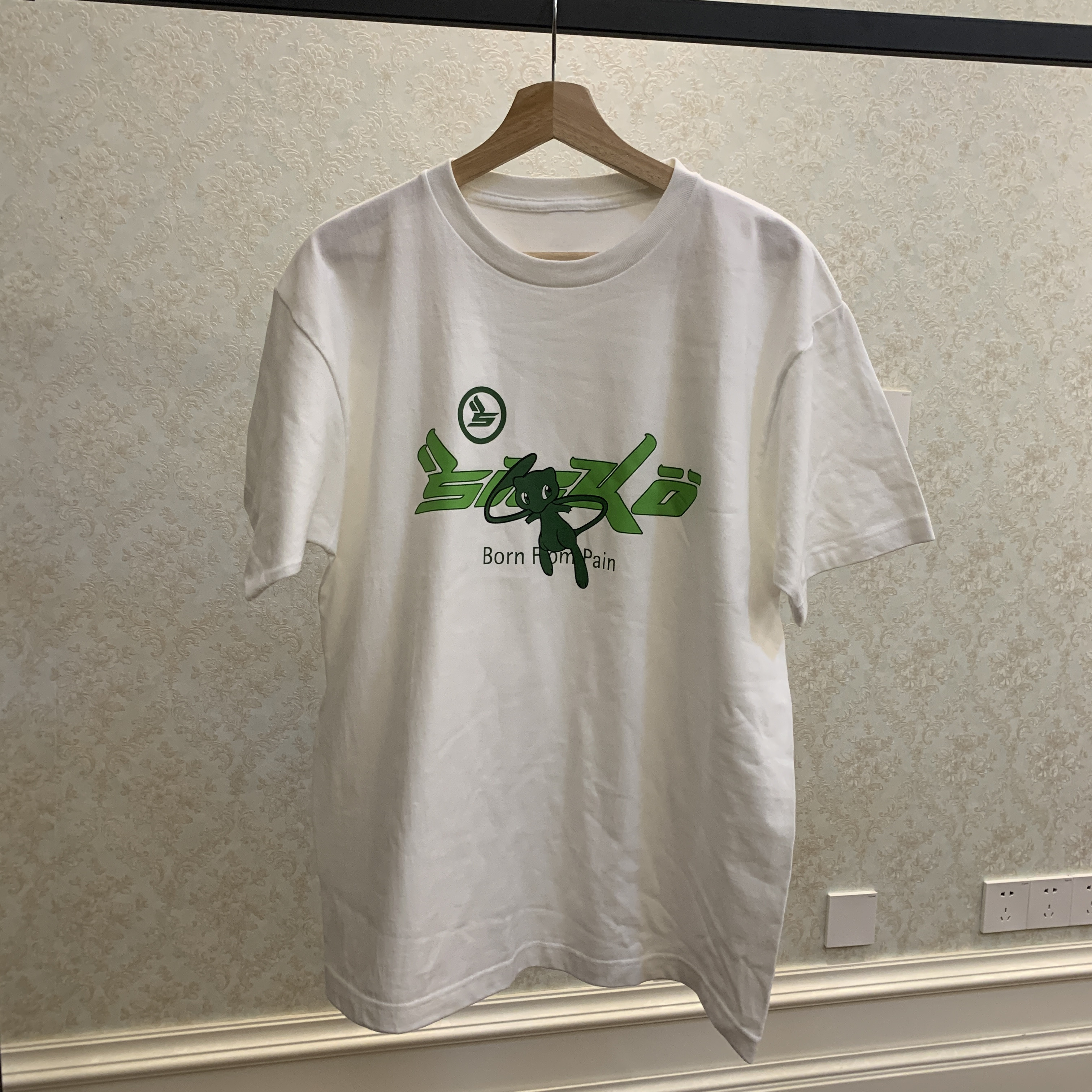 

Men and Women Designers T-shirt Angel King Sicko Joint Short Sleeve Tee Cotton Top Quality Pretty White Cartoon Fashion 2021 Clothes, Not for sale