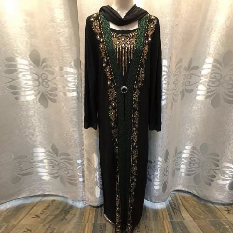 

Ramadan Abaya Women Muslim Long Dress Sequin Kaftan Robes Eid Elegant Splice Maxi Dresses Dubai Arab Islamic Clothing Caftan