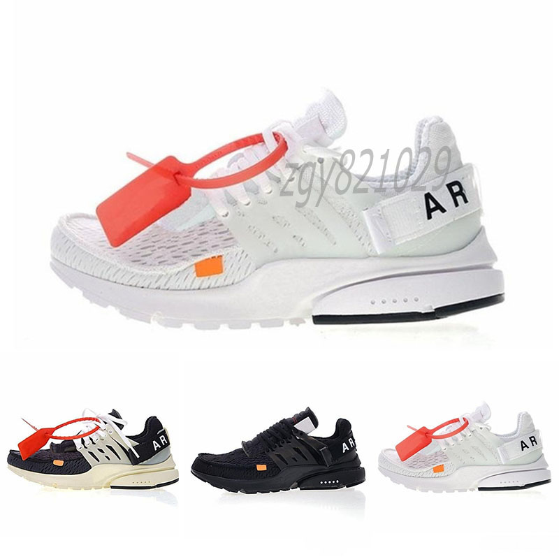 

Top quality off Presto V2 BR TP QS Black White X Athletic Running Shoes The 10 Airs Cushion Prestos Sports Women Men Trainer Sneakers 36-46 C56, Color 1