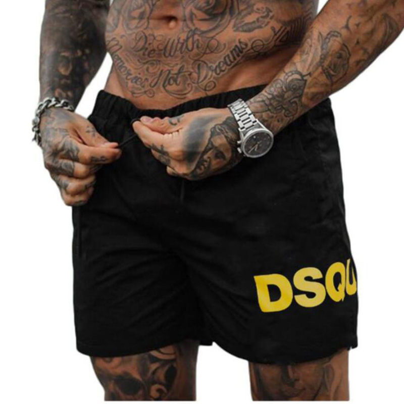 

Summer Men's Shorts Fashion Trend Printed Beach Holiday Wind Leisure Seaside Swimming Three Points Shorts, Photo color3