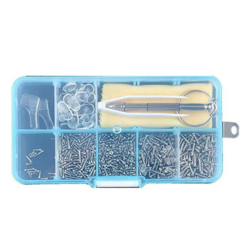 

Sunglasses Frames Eyeglass Sunglass Repair Kit With Screws Tweezers Screwdriver Tiny Mini Nuts Assortment Glasses Nose Pads
