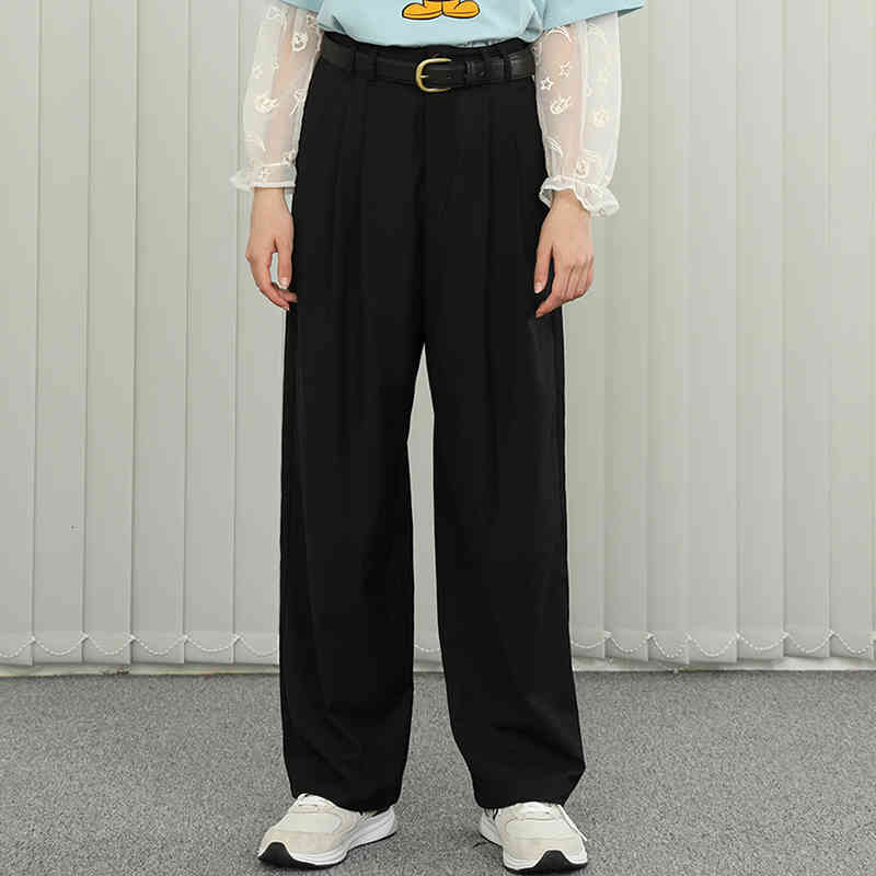 

Women's Pants & Capris Babiobsons design summer cool casual black pants decoration women's full length drape trousers HPFI, 1# shoe box