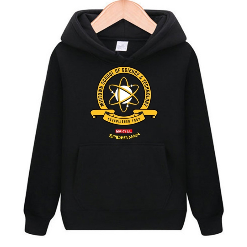 

New spring and autumn casual fashion letter pattern printed top fleece hooded men' sweater, White