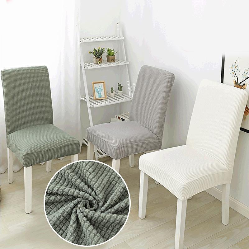 

1/2/4/6 Jacquard Dining Chair Cover Spandex Slipcover Case For Chairs Kitchen Covers Elastic Stretch Room