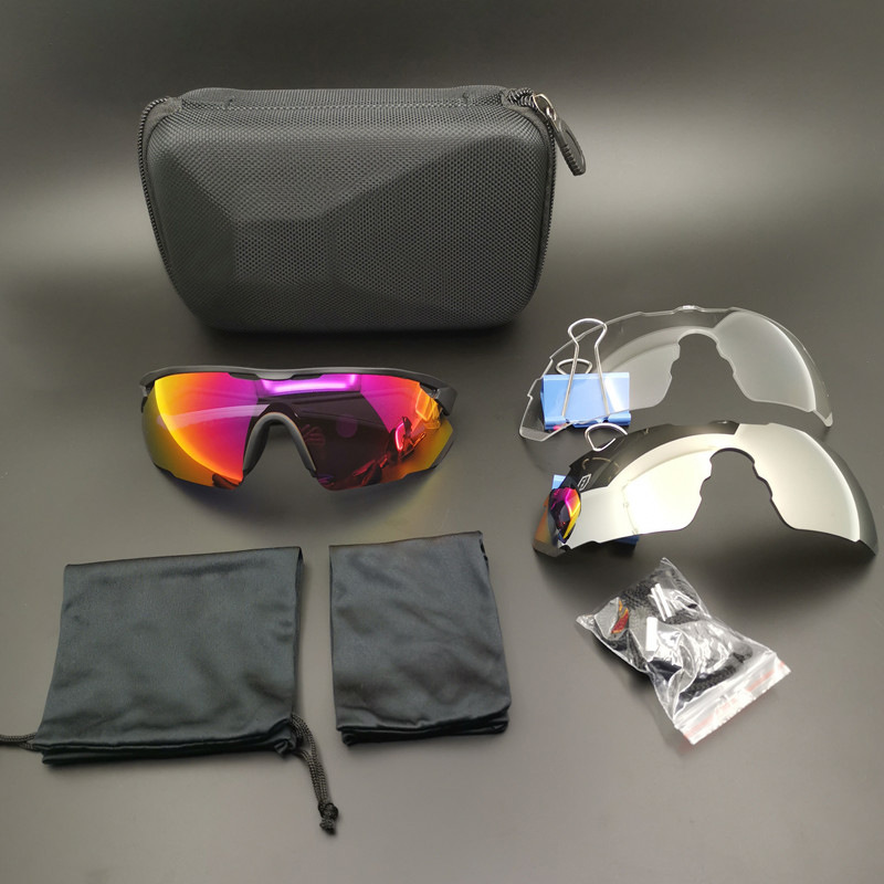 3 Lens Sports Men Women Eyewear Cycling Photochromic UV400 Sunglasses MTB Fishing Hiking Mountain Bike Bicycle Goggles Gafas Ciclismo-image-738400540