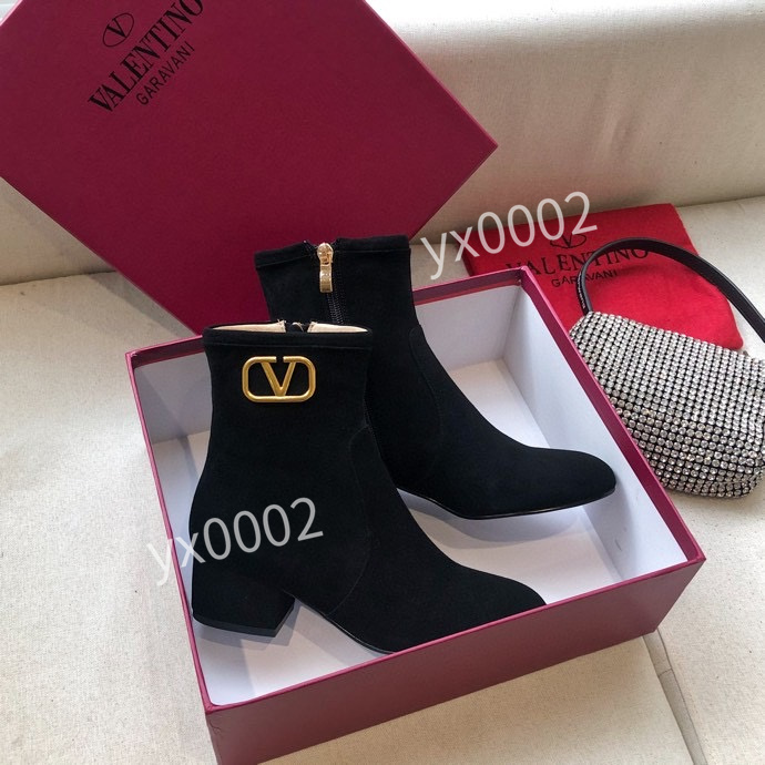 

Brand Luxury Womens Half High Heel boots Pointed Toes Mid-calf Booties women Knight Suede leather Boots Size 35-40, 01