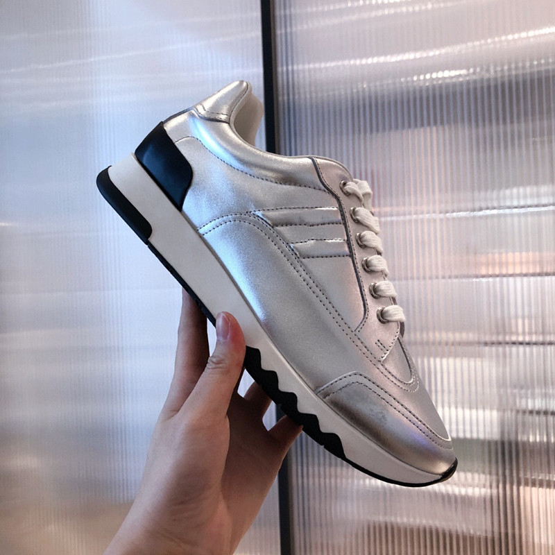 

balencaiga 2021 Best Men Casual Shoes Top Quality Matte Leather Platform Handmade Chaussures Woman Shoe Grey Velvet Scarpe Sports, Choose the color