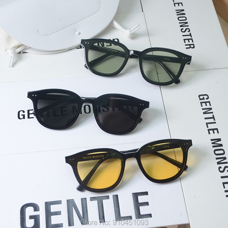 

2020 GM Suitable for small face Sun glasses GENTLE Lang Acetate Polarized UV400 Oval Sunglasses wo men