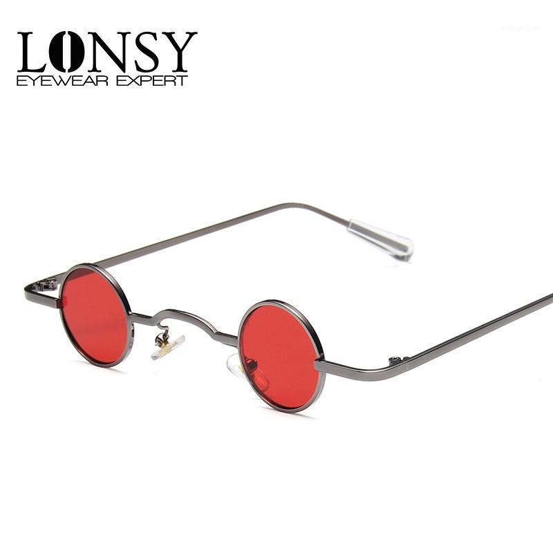 

Sunglasses Classic Small Punk Round Women Men Brand Designer Vintage Steampunk Metal Frame Sun Glasses UV400 Shades Eyewear