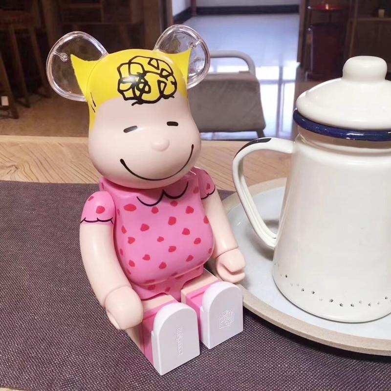 

Hot selling violent bear building blocks bear peanuts anime Snoopy sally brown Sally Brown doll figurines 28CM