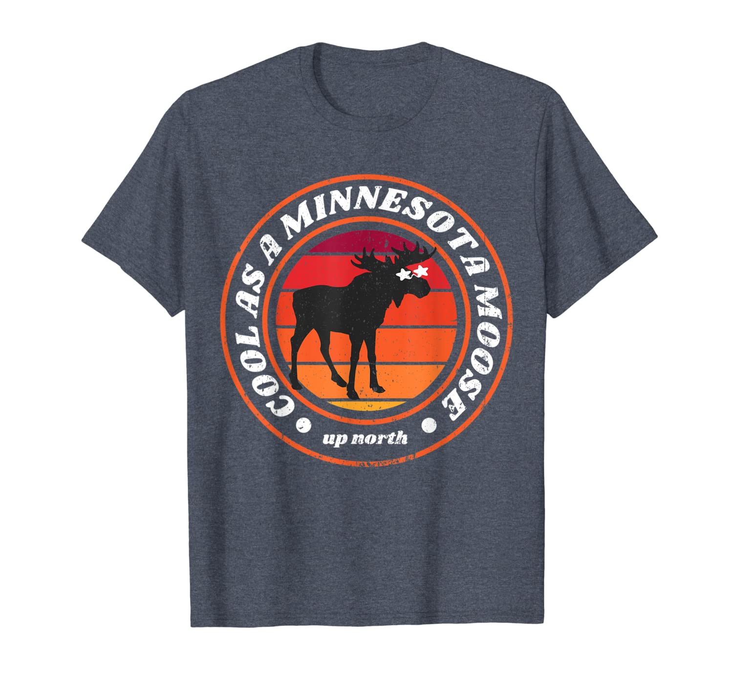 

Cool as a Minnesota Moose T shirt | Minnesota Moose Cool Tee, White;black