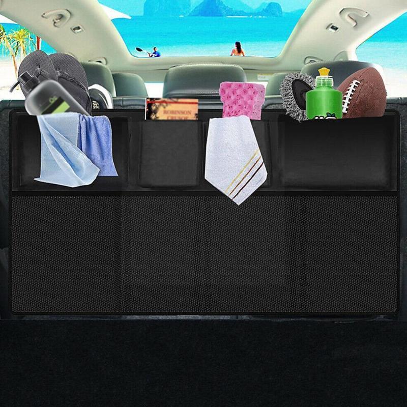 

Car Organizer Universal Trunk Adjustable Back Vehicles Multi-use Storage Bag Oxford Fabric Automobi P9l5
