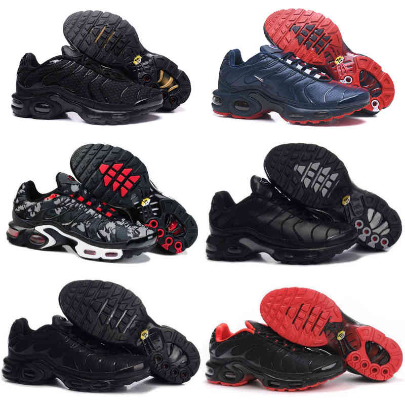 

New Tn Mens Shoes Black White Red Classic TN Plus Gradient Camo Ultra Sports Running Shoes Cheap Tns Requin Airs Basketball Designer Trainer