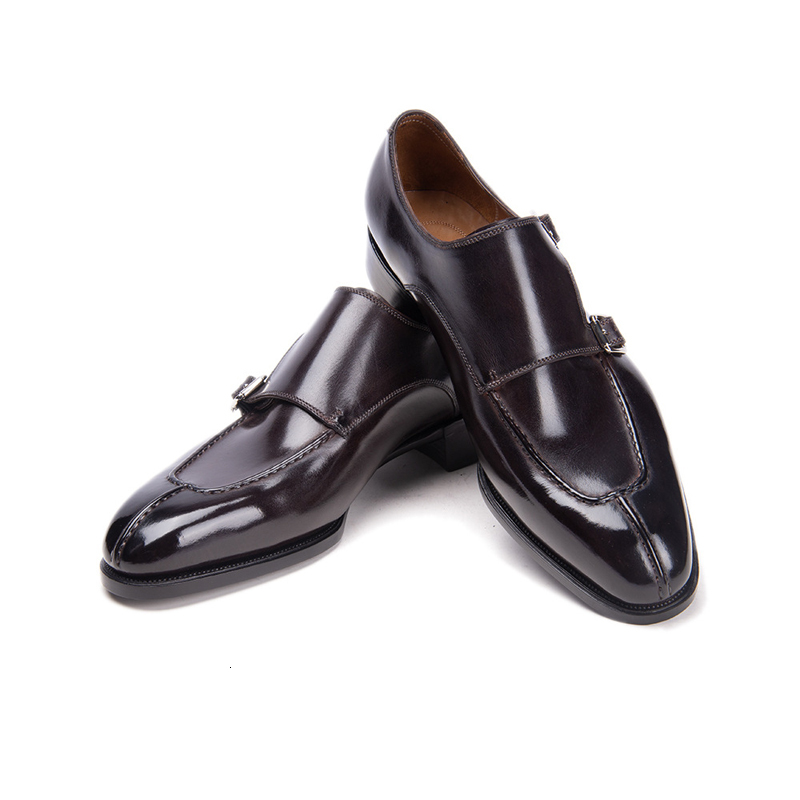 

dress shoes cow leather shoes of men trade monk oj9v, Black
