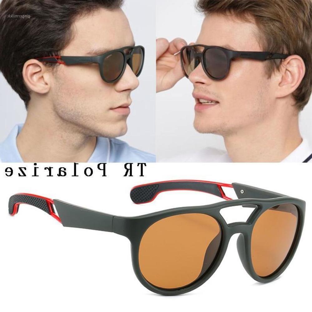 

2020 DPZ Round frame retro TR90 polarized women sport driving men's aviation sunglasses UV4001, Black