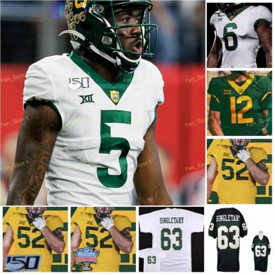 College Jerseys Baylor Bears 28 Abram Smith 81 Tyquan Thornton 1 Corey Coleman 2 Terrance Williams Stitched custom Football