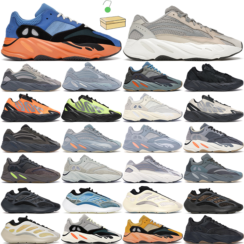 

2022 700 men women running shoes trainers Safflower Azael Alvah Bright Blue Cream Utility Black Orange Solid Grey Teal Bone outdoor sports sneaker, Mauve