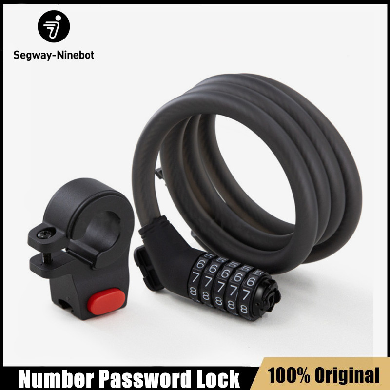 

5 Mini Dial Digit Number Code Password Combination Lock Security Padlock for Ninebot MAX G30 KickScooter
