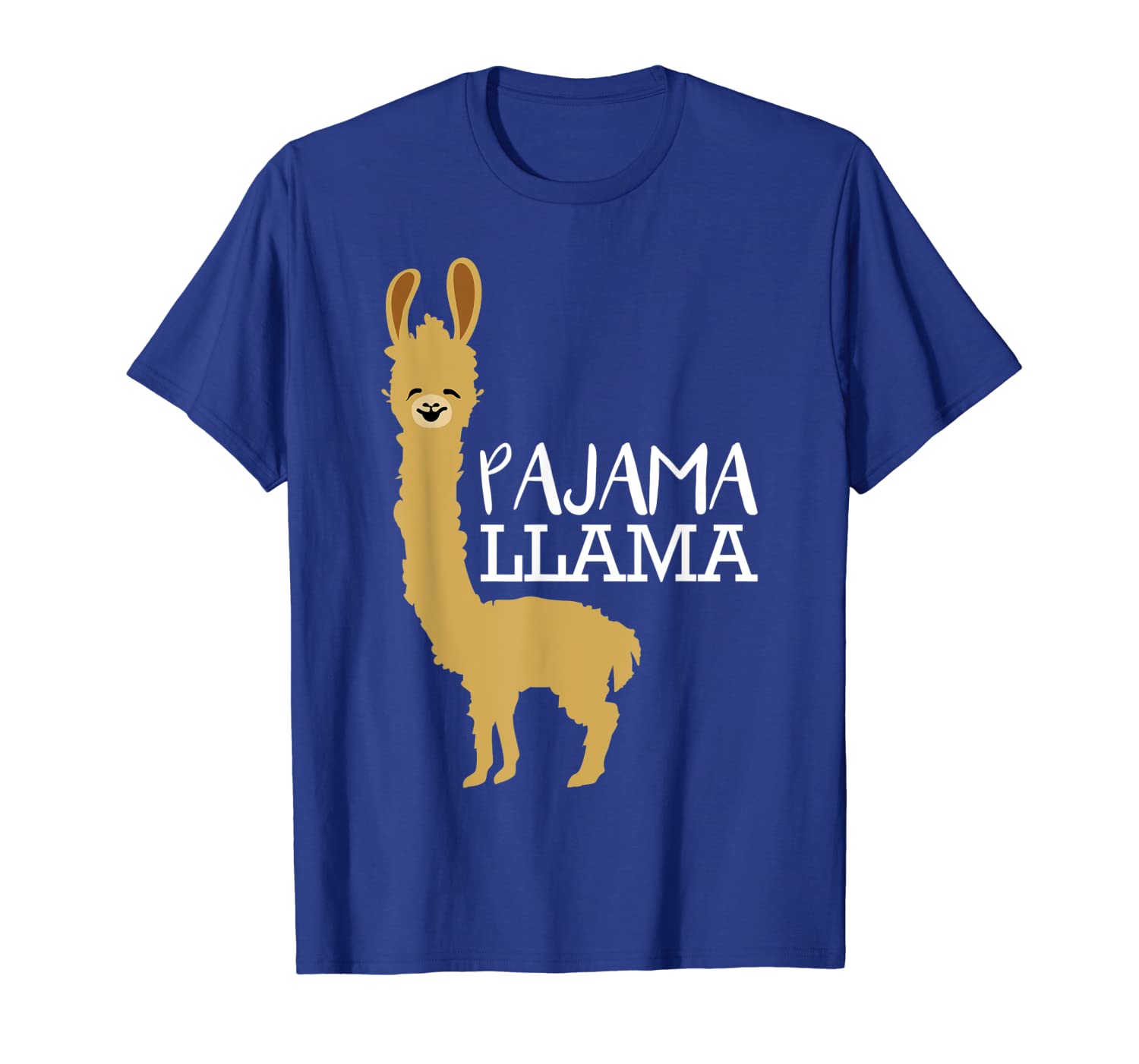 

funny and cute pajama llama bed time pyjama gift t-shirt, White;black