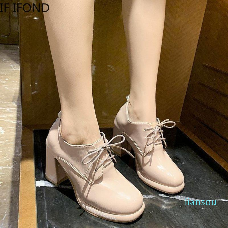 

Boots Spring Autumn Sexy Platform Women Shoes Pumps Thick High Heels Brand Pu Leather Boots, Black