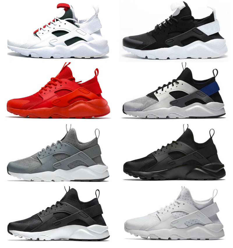

2022 Top Quality Huarache Running Shoes 4.0 1.0 Men Women Trainers Triple White Black Red Grey Chaussures huaraches airs Mens outdoor Sports Sneakers walking jogging, Bubble package bag