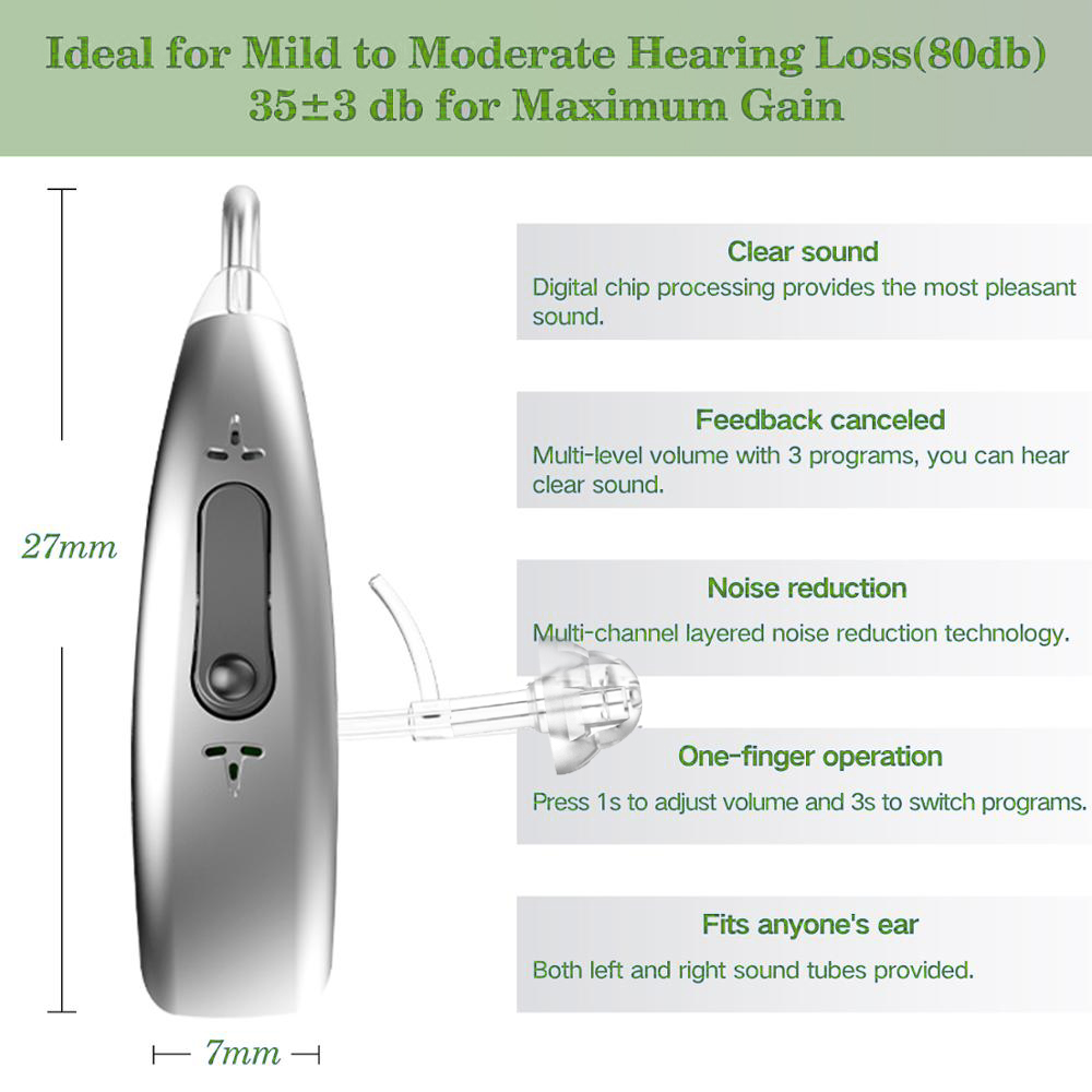 

Best 20 channel Rechargeable Digital Hearing Aids Bluetooth Mini OE Ear Sound Amplifier Enhancer Wireless Hearing Aids Ear CareScouts