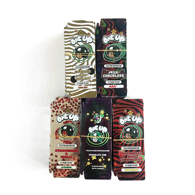 

One Up Chocolate Packing Boxes Mushroom Shrooms Bar 3.5G 3.5 grams Oneup Packaging Pack Package Box Cookies and Cream with Display Box
