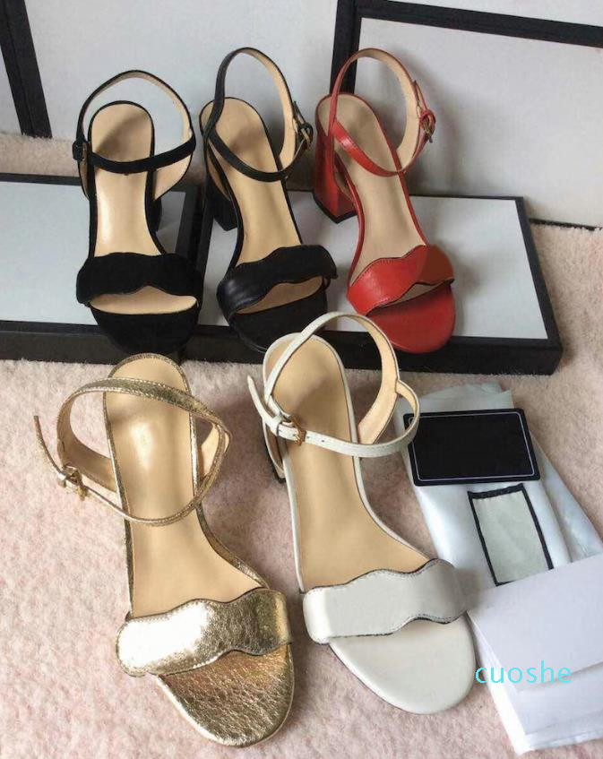 

Fashion- Designer sandal Luxury high Heels Leather Dress Wedding Shoes Sexy Double Letters heel Ladies mid-heel, Dark beige