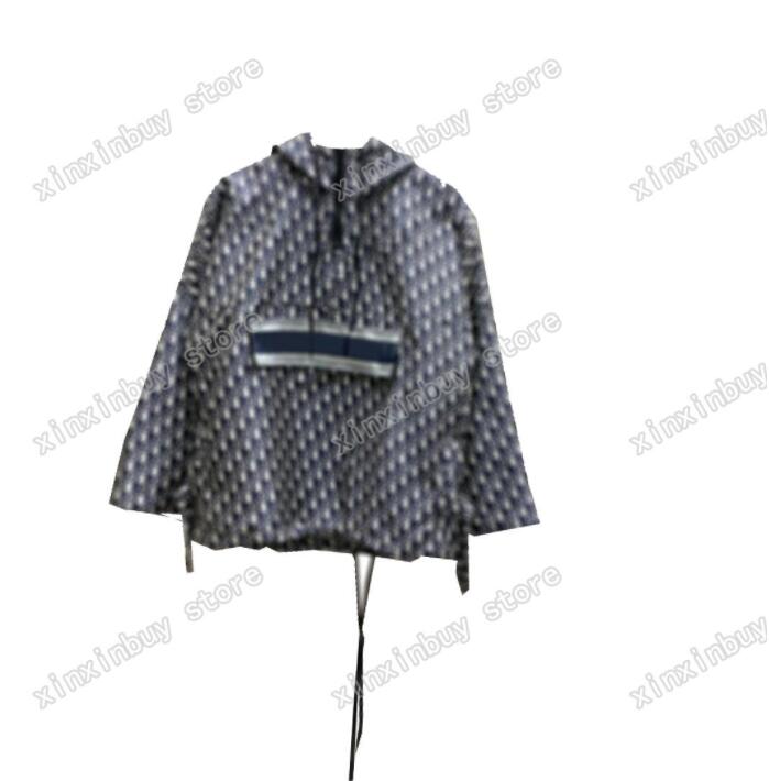 

21ss mens designers Jackets letter Jacquard Christian Double letters clothes streetwear Coats Outerwear Hooded men Clothing Cotton black white blue S-XL, Pant