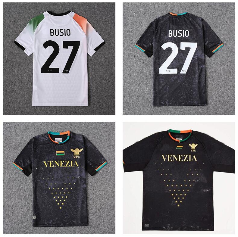 

21/22 Venezia FC soccer Jerseys 2021 ARAMU FORTE Fiordilino PERETZ HEYMANS TESSMANN CRNIGOI Maillots De Foot Shirt MARIANO Johnsen, Home patch