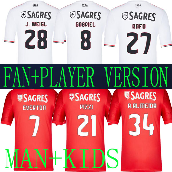 

21 22 benfica away soccer jerseys Éverton home player version OTAMENDI GRIMALDO 2021 2022 RAFA jota Pizzi Rúben T SEFEROVIC men football shi, Black;yellow