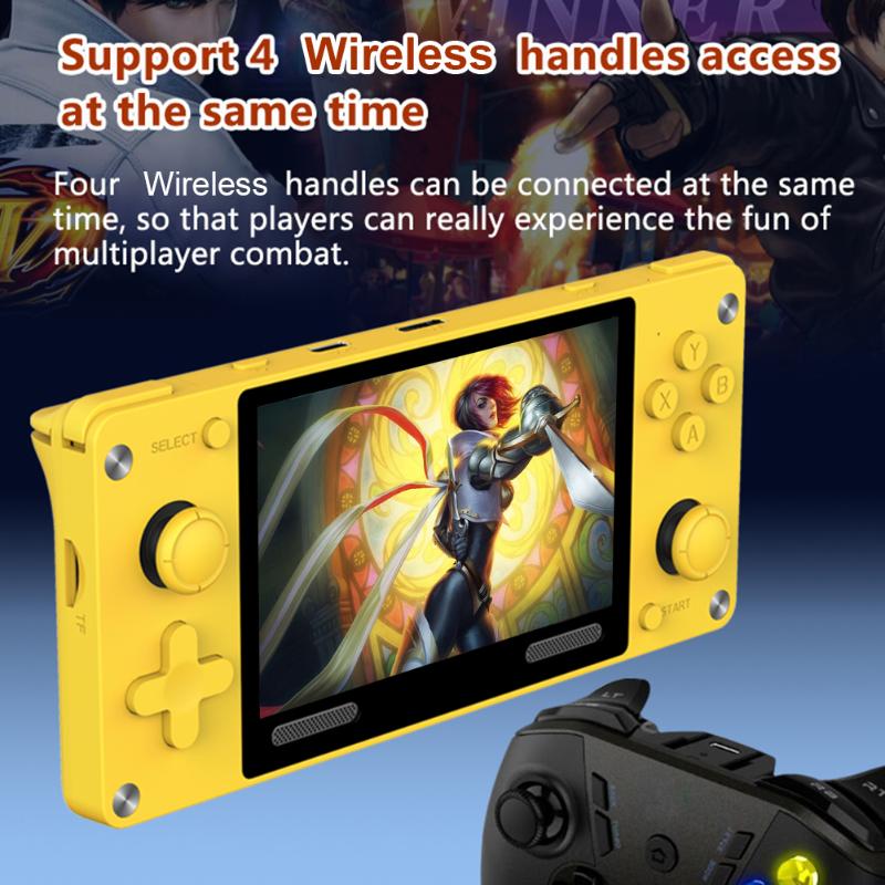 

Portable Game Players A380 4.0 Inch IPS HD Screen Retro Video Gaming Console Gamemax Open Source System Handheld Classic