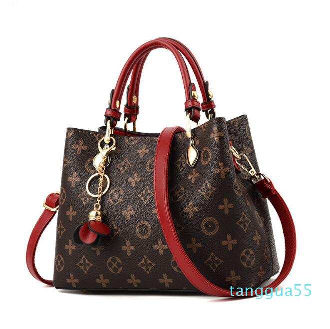 

2021 Designers Luxury Handbags Printed Bucket simple women Famous, Brown