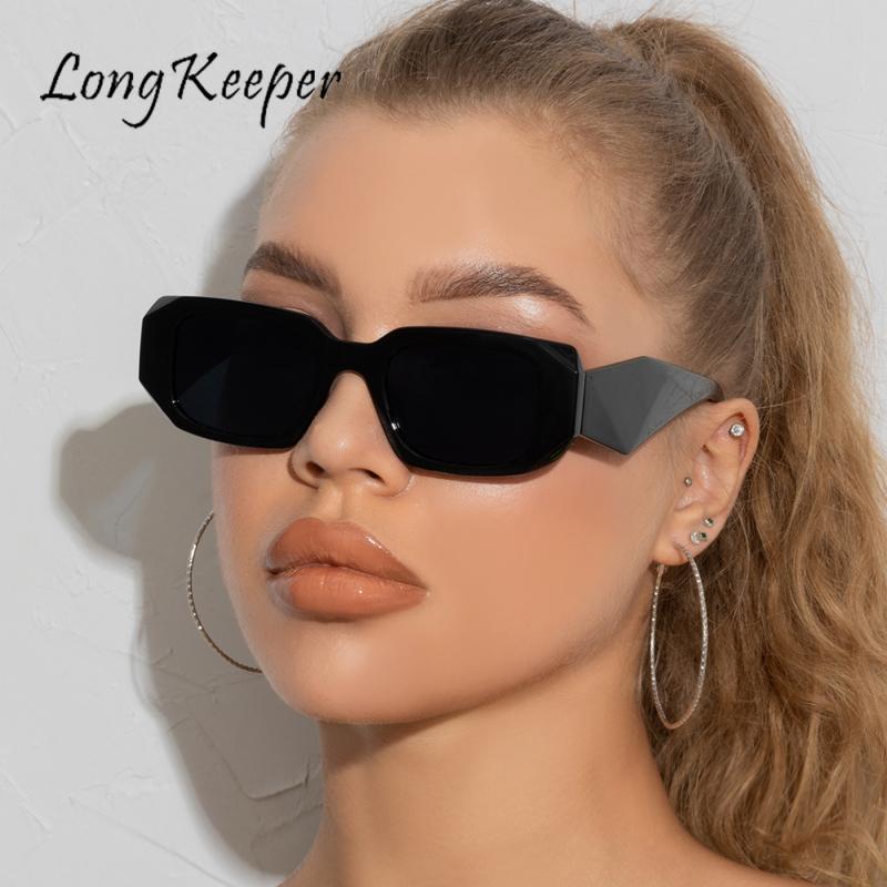 

Sunglasses Vintage Small Rectangle Women Brand Designer Square Sun Glasses Female Retro Black Leopard Ladies Oculos UV
