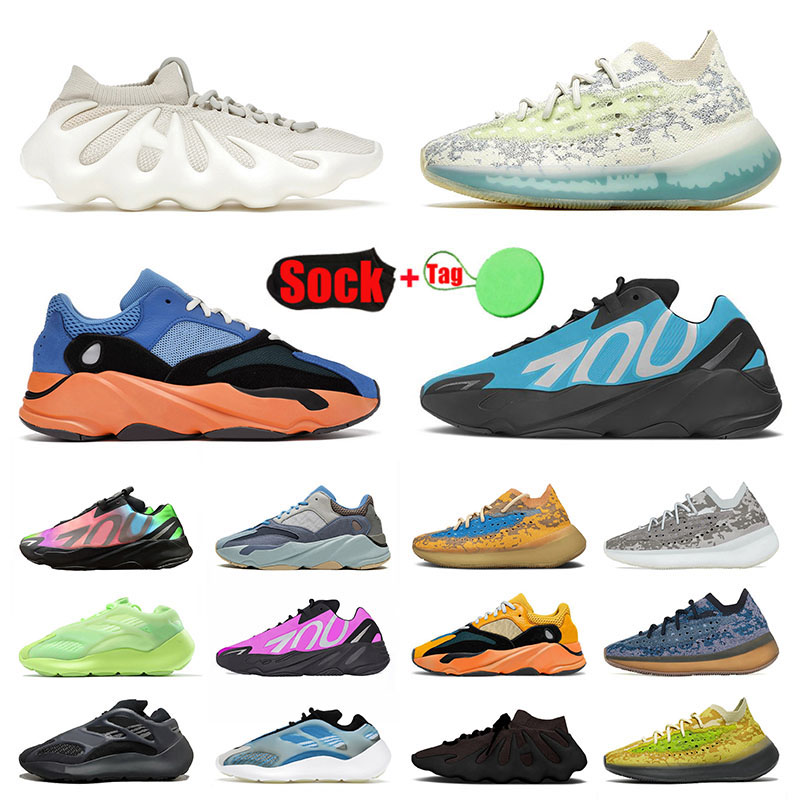 

aaa+ Quality Kanye Men Women yecheil v2 Running Original Shoes Azael Reflection Sports Sneakers WestHylte Glow Alien Blue Sun 3M Reflective Jogging Runners EUR 46, A17 36-45 static reflection