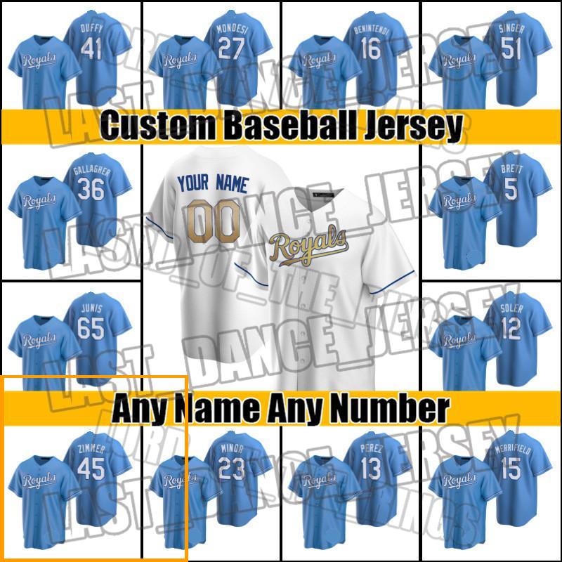 

Throwback Custom Royals 5 George Brett Bo Jackson Jersey Kansas City Whit Merrifield Andrew Benintendi Carlos Santana Salvador Perez 651